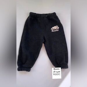 Roots Black Toddler Sweatpants